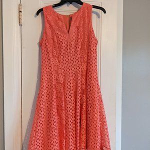 Coral dress